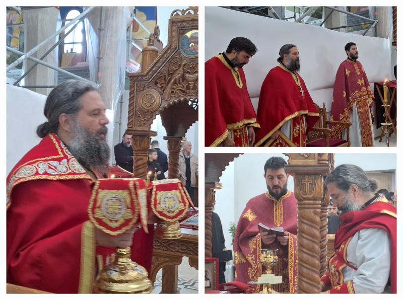 Архимандрит Андреј (Сајц) богослужио у цркви на Галеници у Земуну